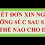 Mẫu Giấy Dưỡng Sức Sau Sinh